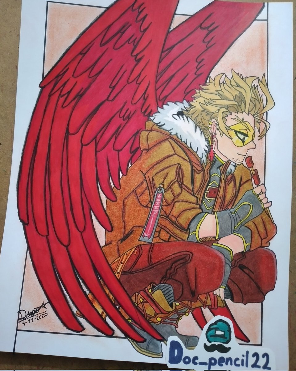 EldocPencil's tweet photo. Hawks
Anime: My hero Academia
#MyHeroAcademia #Hawks #dibujo #dibujoalapiz #drawings #art #anime #AnimeArt #fanart #doc_p https://t.co/VuYFx7xkYn