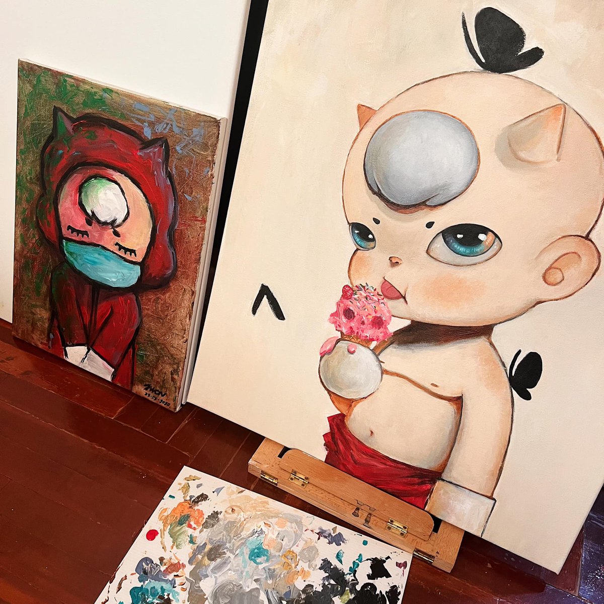 2020 vs 2022

My Dylie😈

#NFT #NFTCommunity #nftcollectors #NFTartists #NFTTHAI #jwonart