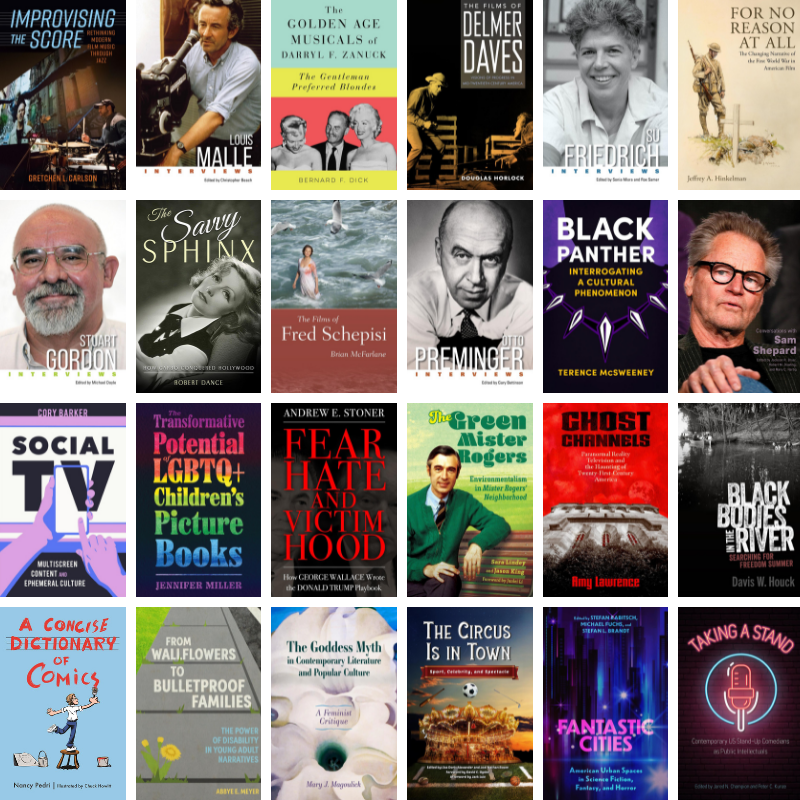 upmiss's tweet photo. It's the last day of the Society for Cinema and Media Studies virtual conference! Use code SCMS2022 at checkout on our website to receive a 30% discount on any of our Film Studies, Popular Culture, and Media Studies titles! #SCMS2022 @SCMStudies https://t.co/L3tFn0IjaB https://t.co/ZmS1n9wKyU