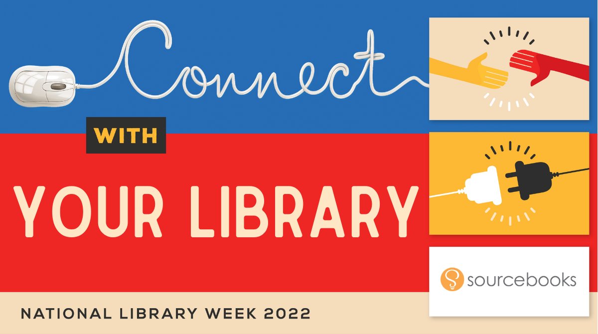 SBKSLibrary's tweet image. IT&apos;S NATIONAL LIBRARY WEEK!

@Sourcebooks would like to say a hearty THANK YOU to all the libraries, library workers, and library patrons who provide essential services to their communities. You make the world a better place ❤️ #nationallibraryweek