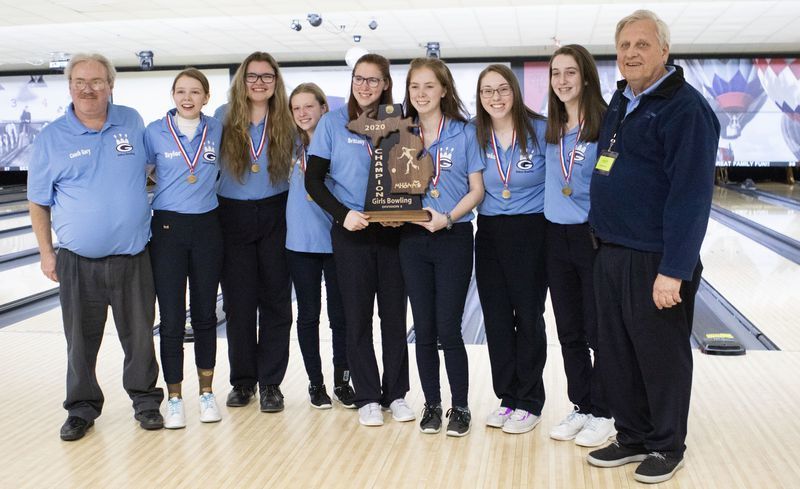 Congratulations to our bowling coach, Jim Tesner (pictured below on the far right) for being inducted into the Michigan High School Coaches Hall of Fame!  Well deserved!  We are lucky to have you coaching our students.