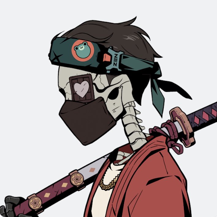 NftKhaoz's tweet photo. Decided with all the Zuki hype that I should probably pick up 2 @SkullZukiFamily so here they are 😎 #SkullZuki https://t.co/JevJh6jlHJ
