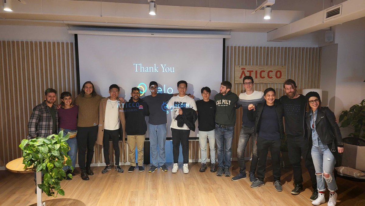 CeloDevs's tweet photo. Announcing the Barcelona #CeloConnect Mobile Hackathon winners:

🥇 Geneaology - track the lifecycle of fashion
🥈 Carbo - carbon credit supply chain lifecycle
🥉 Demeter Gift - charitable donations for medical research https://t.co/KIO7gBRP9B