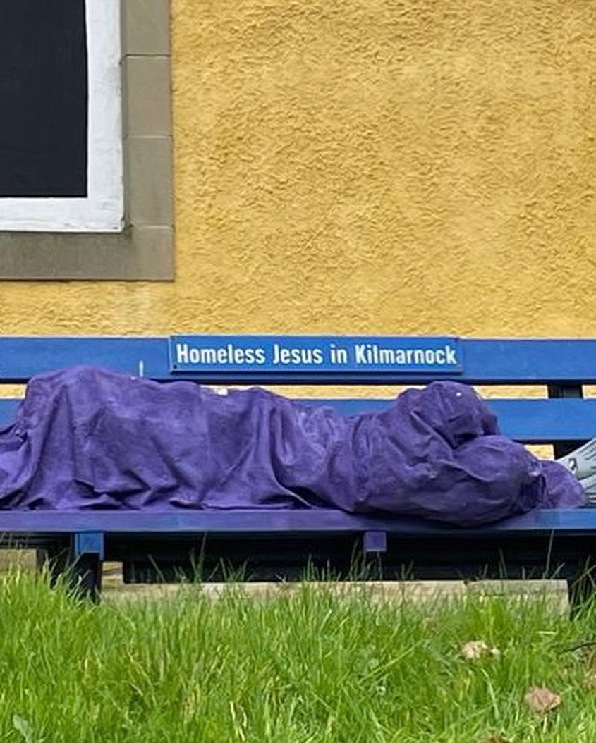 Courtesy of gifted local artist, George Duff <a href="/Geosupersales/">George Duff</a> 👏 #Homelessness Matthew 25: 40-45 "Truly I tell you, whatever you did for one of the least of these brothers and sisters of mine, you did for me ..... <a href="/eachurcheshome2/">EACHa</a>