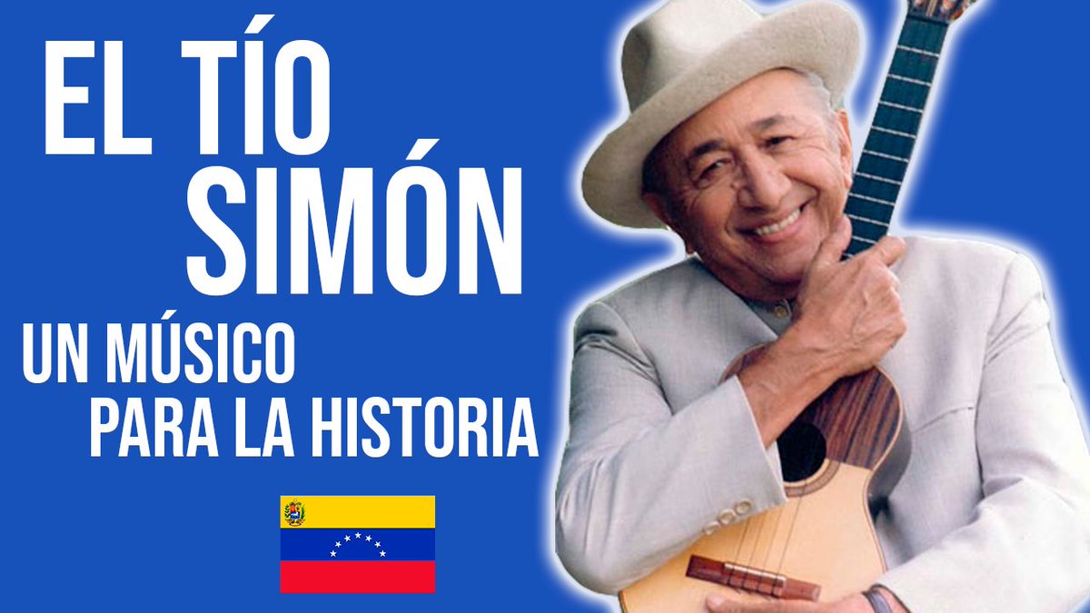 Los invito a ver nuestra biografía audiovisual de Simón Díaz, ícono de la música popular, encarnación de la tradición musical llanera, demostración de que las masas no son ajenas al folklore y la poesía. ⬇️
youtube.com/watch?v=9Z5Jvd…
