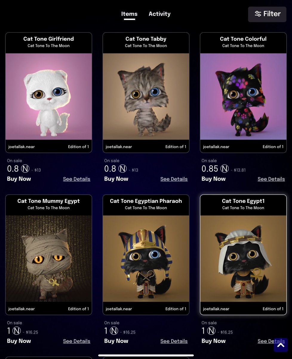 We have new collections now 👇🏻👇🏻👇🏻
paras.id/collection/cat…

#NFTCommunity #nft #NFTshill #NFTthai #PARASnft #paras #NFTs  #NFTCommunity #pfpNFT #NFTdrop  #CatNFT