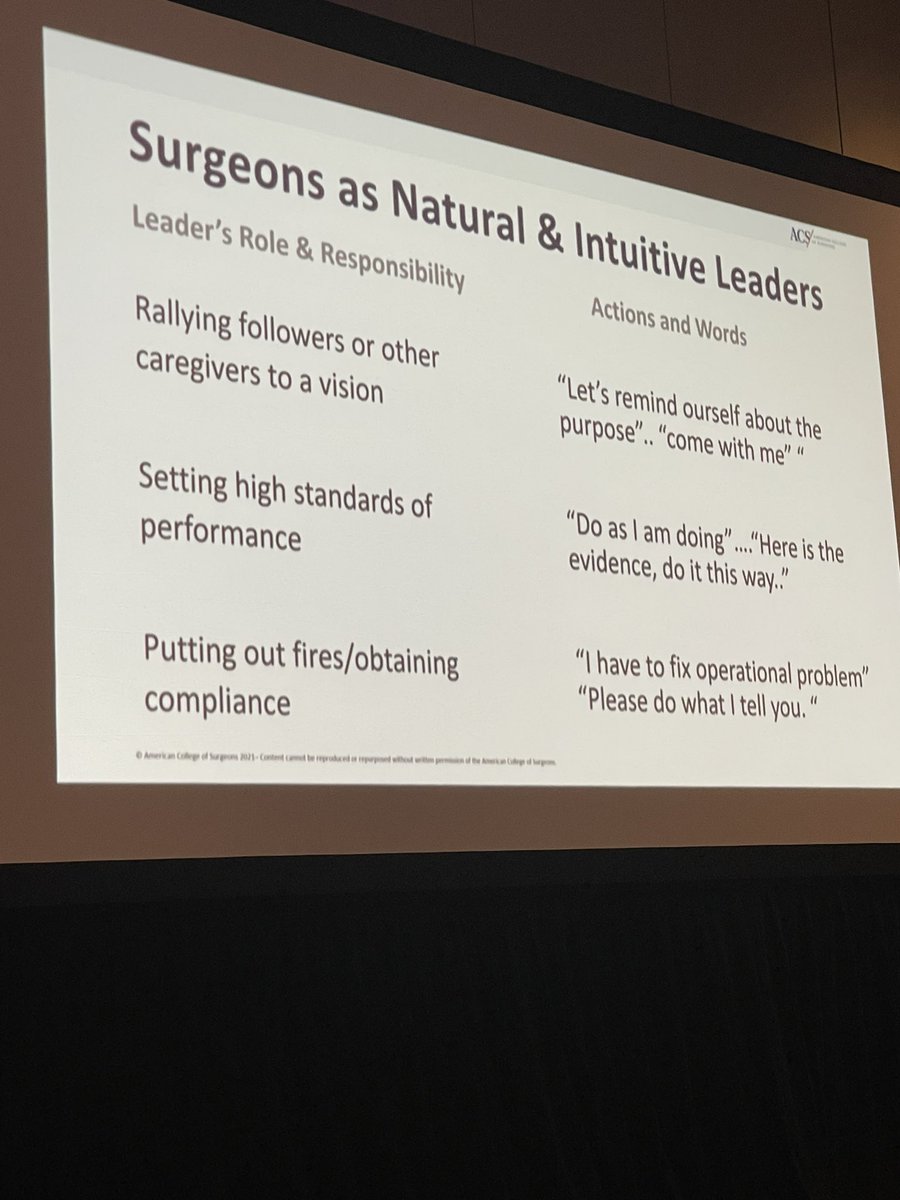 Dr. Jon Chilingerian highlights elements of surgeon behavior and leadership at the <a href="/AmCollSurgeons/">American College of Surgeons</a> #ACSLAS22