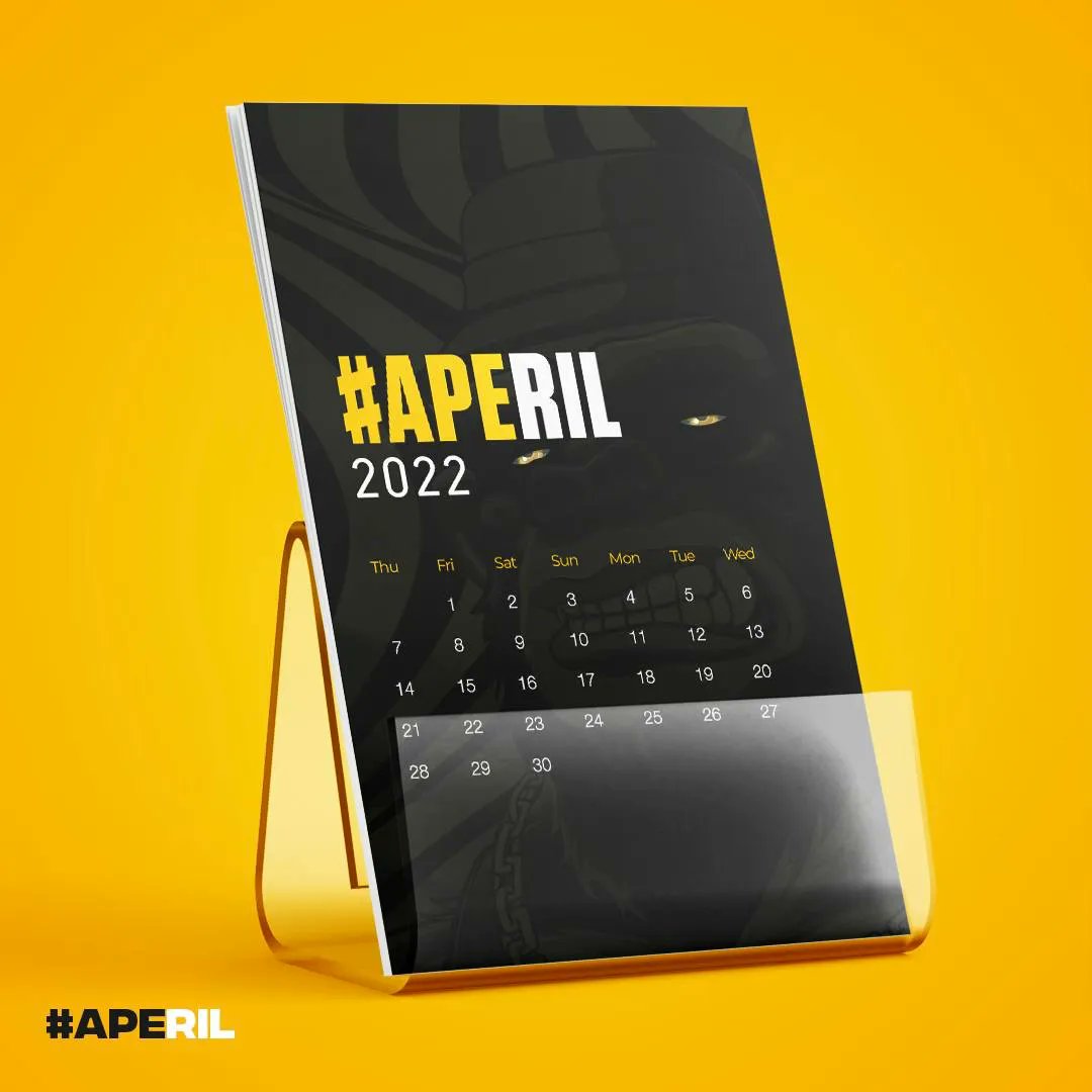 #APERIL 2022 is off to a great start! 🦍

Wait until you see what we have in store for you this month 🤩
