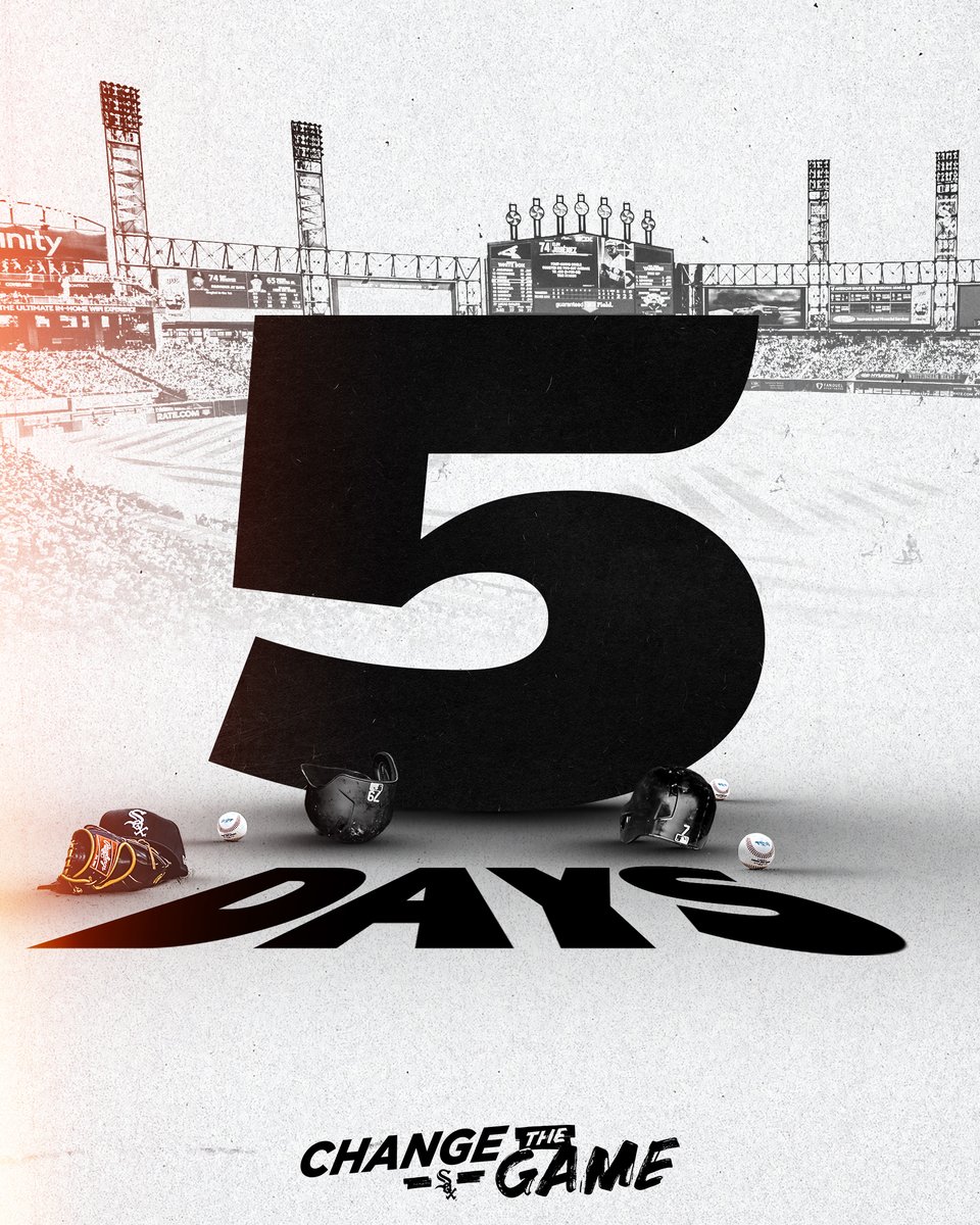 5 DAYS until Opening Day! #ChangeTheGame