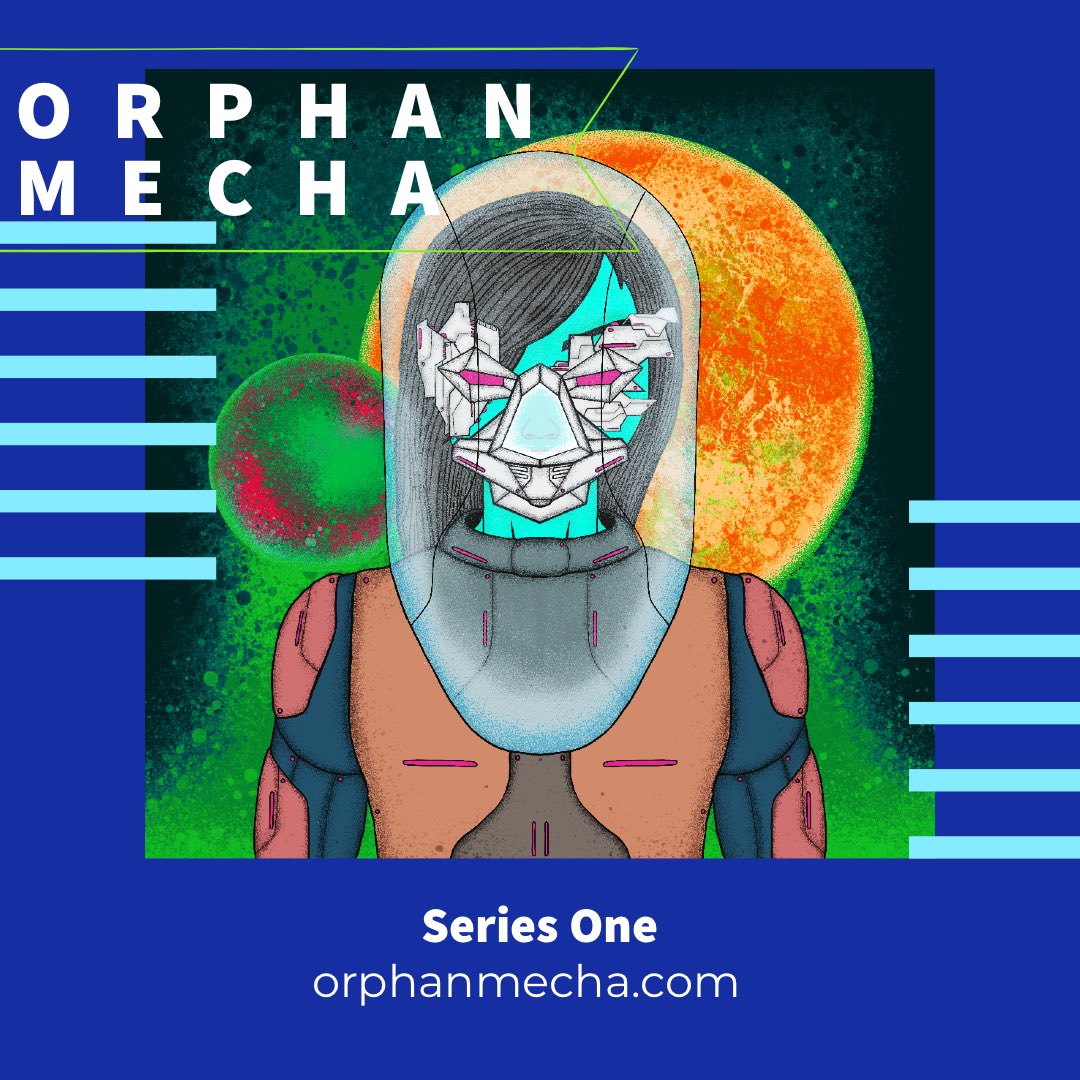 No. 381 orphanmecha.com #nftcollector #NFTs #NFTart #NFTCommunity #opensea #nft #illustration #digitalart #mangapfp #cryptoart #procreate