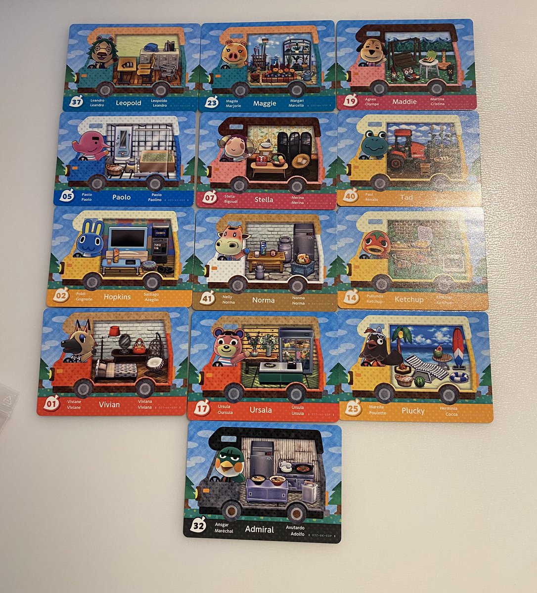 MuiACNH's tweet photo. Voici toutes mes doubles de cartes amiibo ! Je cherche à les vendre ou à les échanger ! Contactez-moi si vous êtes intéressé ! ☺️🌸

#ACNH #AnimalCrossingNewHorizons https://t.co/mY9rCPhYtg