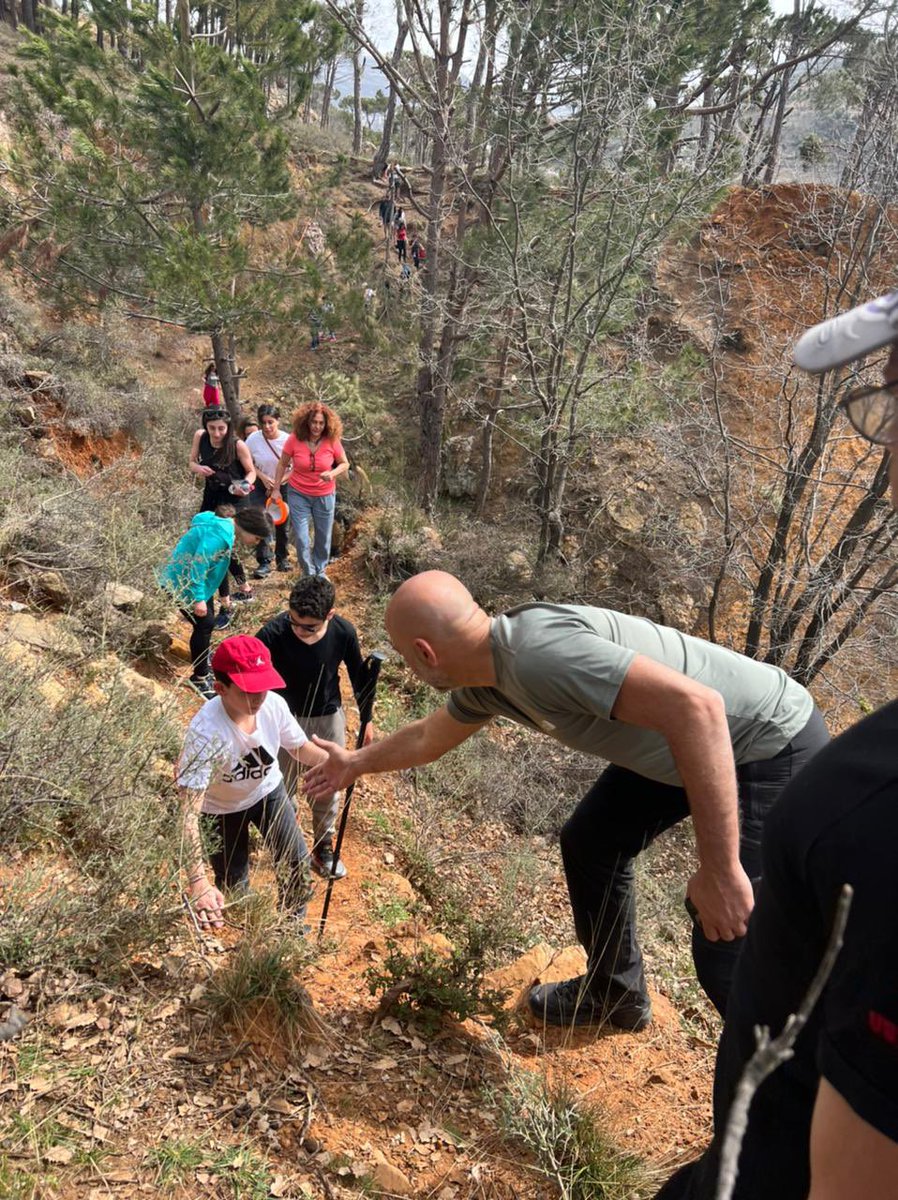 samirsalibaMS's tweet photo. Yes, we still can enjoy #Lebanon! 
Our nature never fail us, It gives us HOPE and the direction of our real country. Especially, when you are surrounded with good community.
Today we are hiking from #Bteghrine #Marjaba waterfalls to #Mkarzel and #Khenshara. https://t.co/cyXXHnRVp1