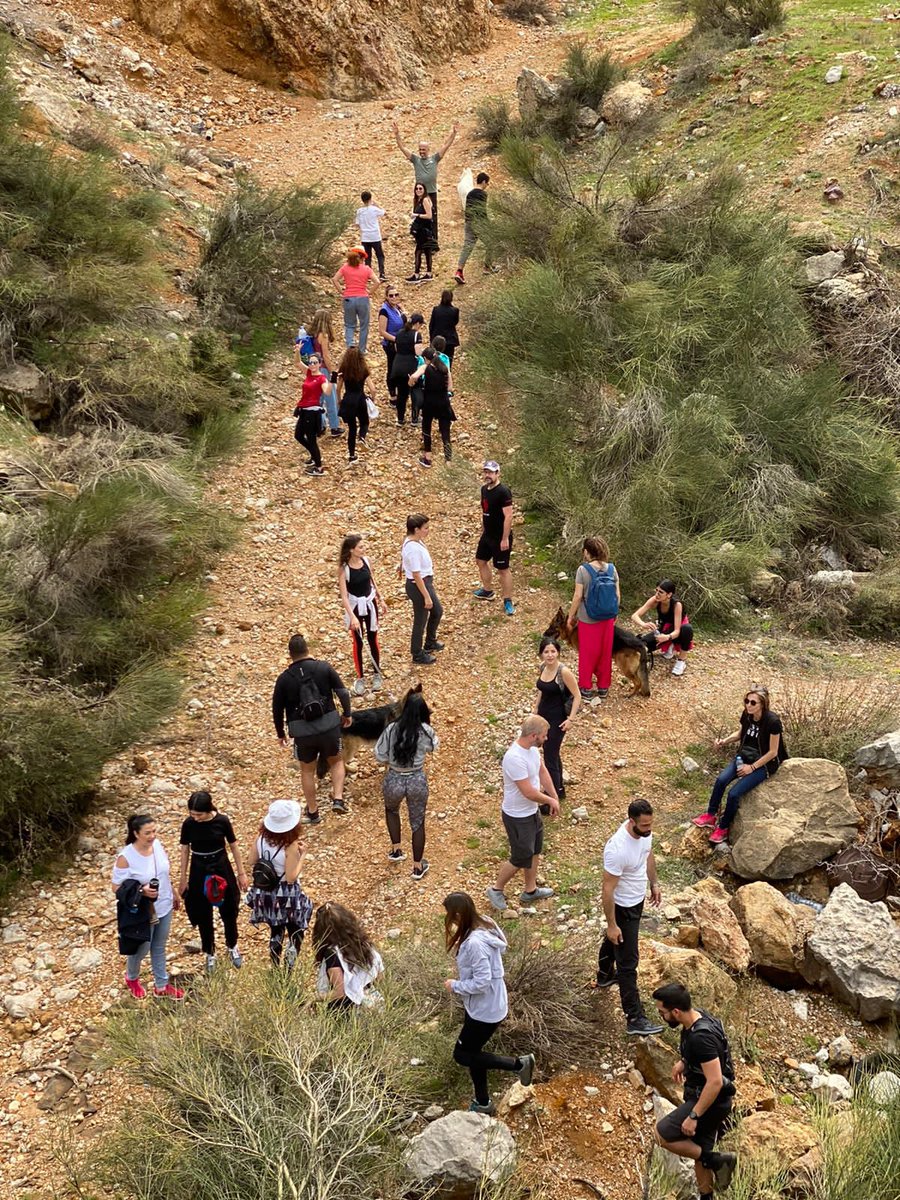 samirsalibaMS's tweet photo. Yes, we still can enjoy #Lebanon! 
Our nature never fail us, It gives us HOPE and the direction of our real country. Especially, when you are surrounded with good community.
Today we are hiking from #Bteghrine #Marjaba waterfalls to #Mkarzel and #Khenshara. https://t.co/cyXXHnRVp1