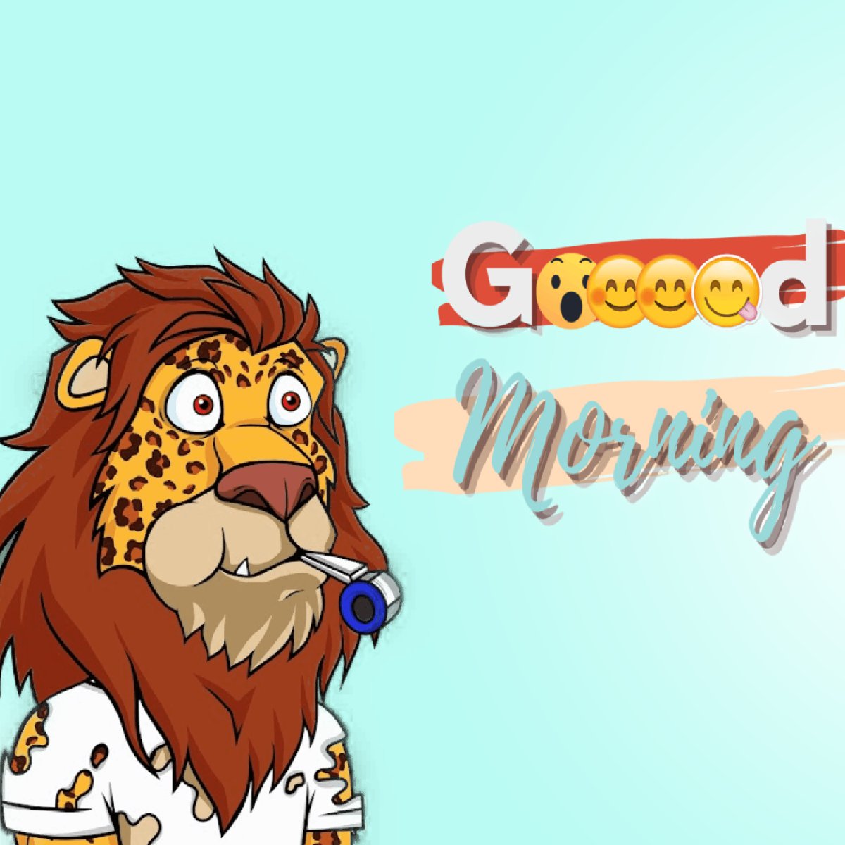 dagmnft's tweet photo. Don't forget to say GM☕

#DaGM #NFTCommunity #NFTProject #LazyLions https://t.co/ms8L0QOhKe