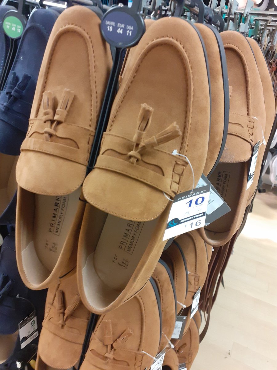 TheSuperpigeon's tweet photo. Primark Nottingham.
Fresh in from the Tan Rewinds Province, a container full of Tassel Loafers (Shuex) to rewind yourself back to 1989. #JeansAndShuex #TanRewinds https://t.co/D40dUNKlXa