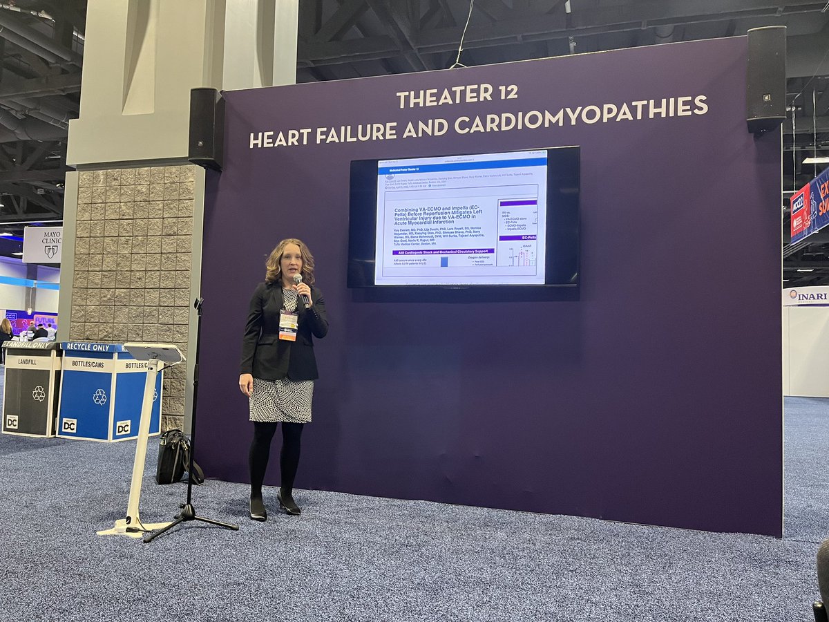 lizabiotech's tweet photo. Awesome study and great presentation by Kay #KayEverette at #ACC22 on effect of combined MCS and outcome in Preclinical model of AMI. https://t.co/lVgShSUylU