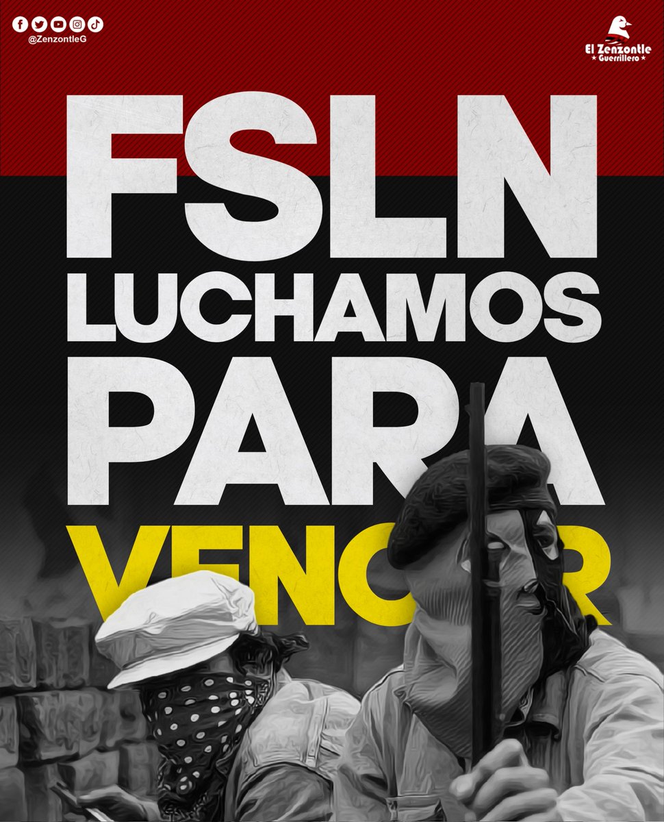 ZenzontleG's tweet photo. #Nicaragua | Somos FSLN Patria Libre, Soberanía en mi Tierra...Luchamos, Vencimos y Venceremos !!! ✊🏻🇳🇮🔴⚫

#HastaLaVictoriaSiempre 
#2022EsperanzasVictoriosas https://t.co/lxhpKsPBAB