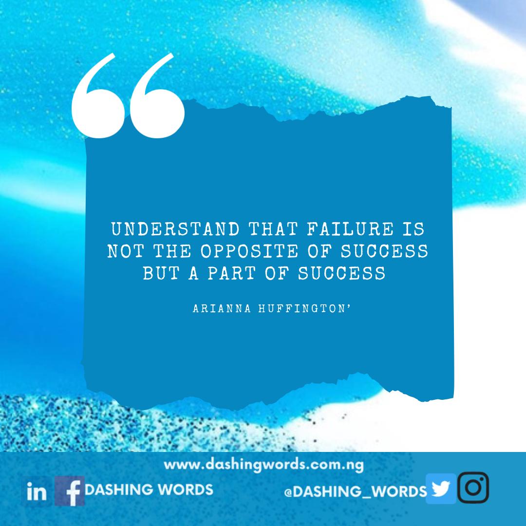 dashing_words's tweet photo. You have only failed if you do not get up to try again. Failing is only merely a bump in the road to success.
#businesssuccess #motivation #inspiring https://t.co/aB2qRAZLat