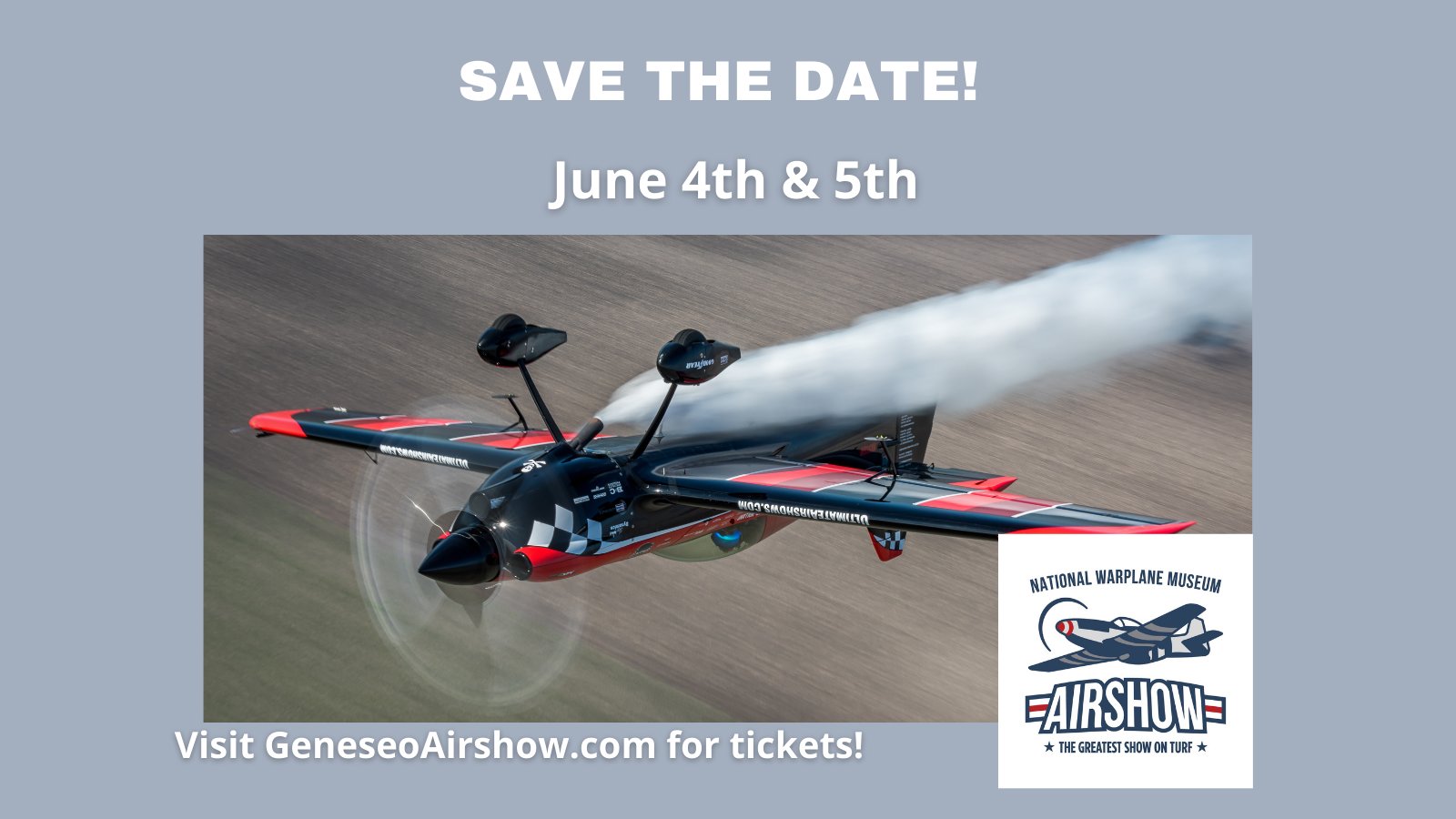 National Warplane Museum on Twitter "SAVE THE DATE! The National Warplane Museum is proud to