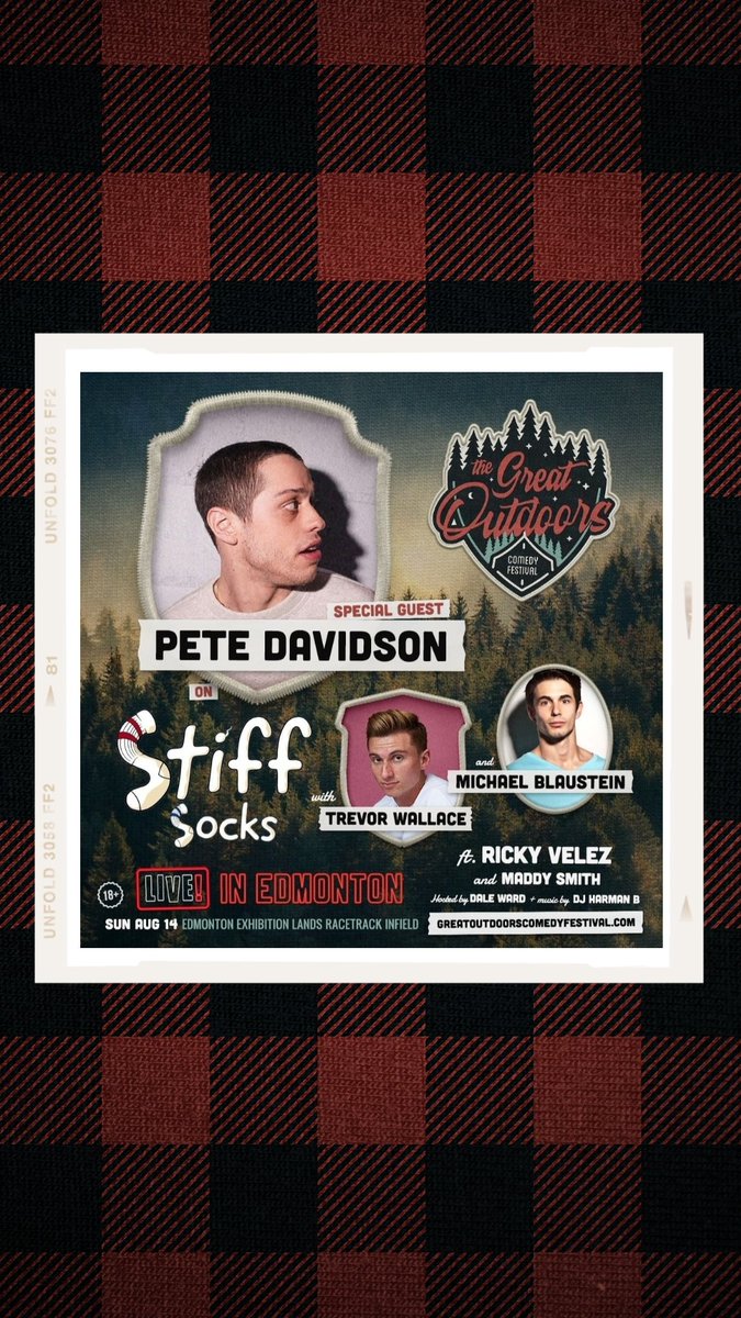 August 14.
<a href="/stiff_socks/">Stiff Socks Podcast</a>
@TrevWall 
<a href="/blaucomedy/">Michael Blaustein</a> 
<a href="/somaddysmith/">Maddy Smith</a>