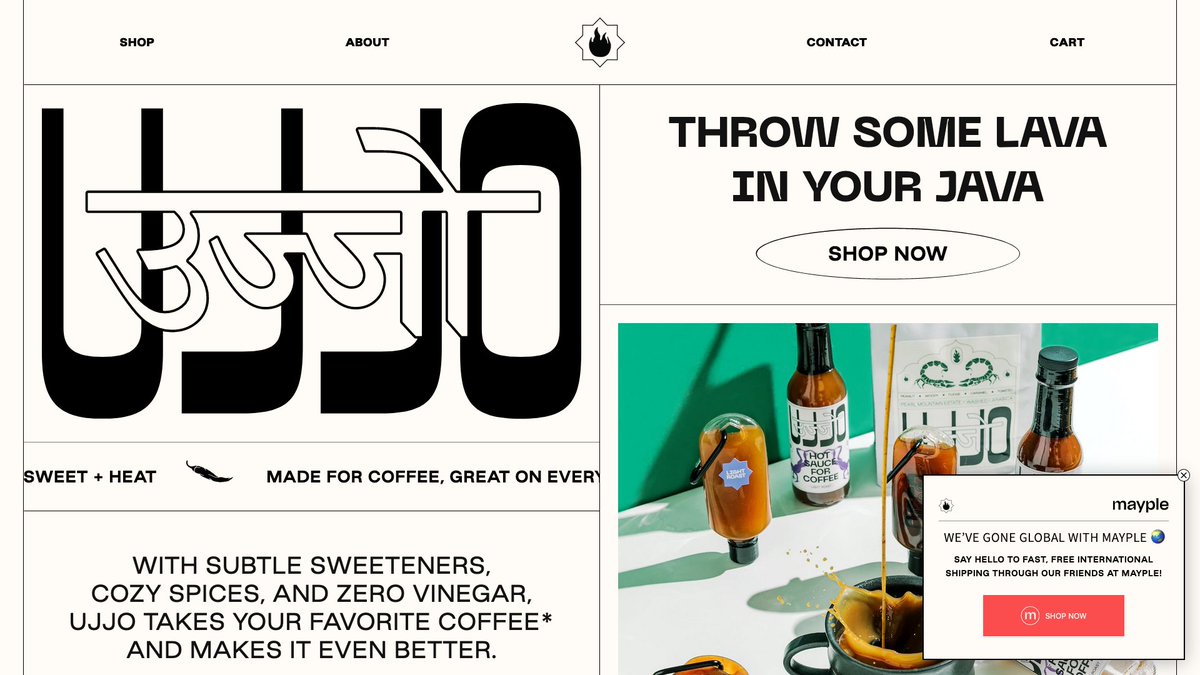 daily #shopify inspo...
ujjo.com
🙌🙌 <a href="/tryujjo/">ujjo</a>