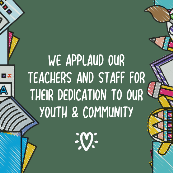 SchoolsColoma's tweet photo. Driving our students to #SoarToSuccess in and beyond the classroom would be impossible without our dedicated teachers and staff members. Thanks for all that you do for our youth and community. #LearnByHeart https://t.co/EhozrrXpUX