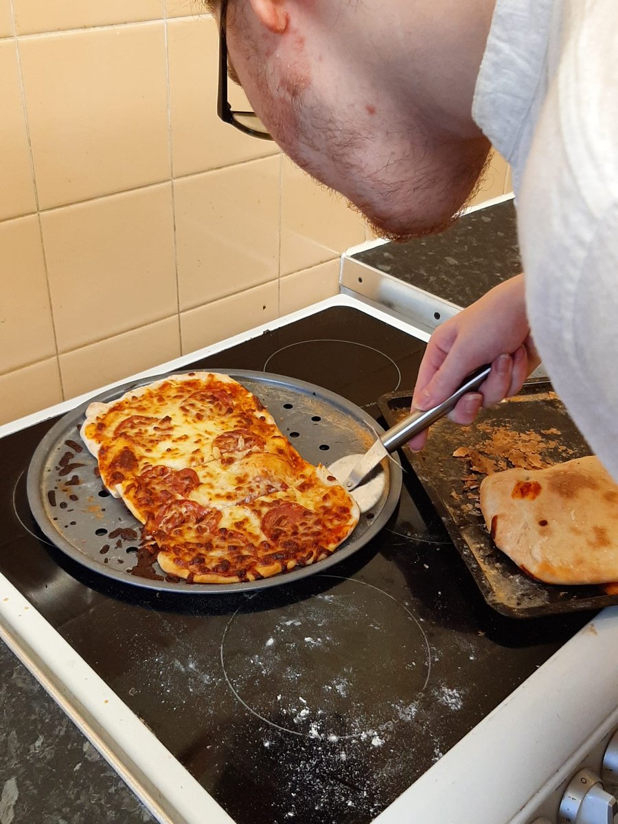 transformhs's tweet photo. Young clients in Runnymede have been building their independent living skills by taking part in a pizza preparation session. It was so successful, monthly cooking sessions will be held from now on! #independentliving #TransformAt50 #youngpeople #TransformingLivesSince1972 https://t.co/kPEmMHQVft