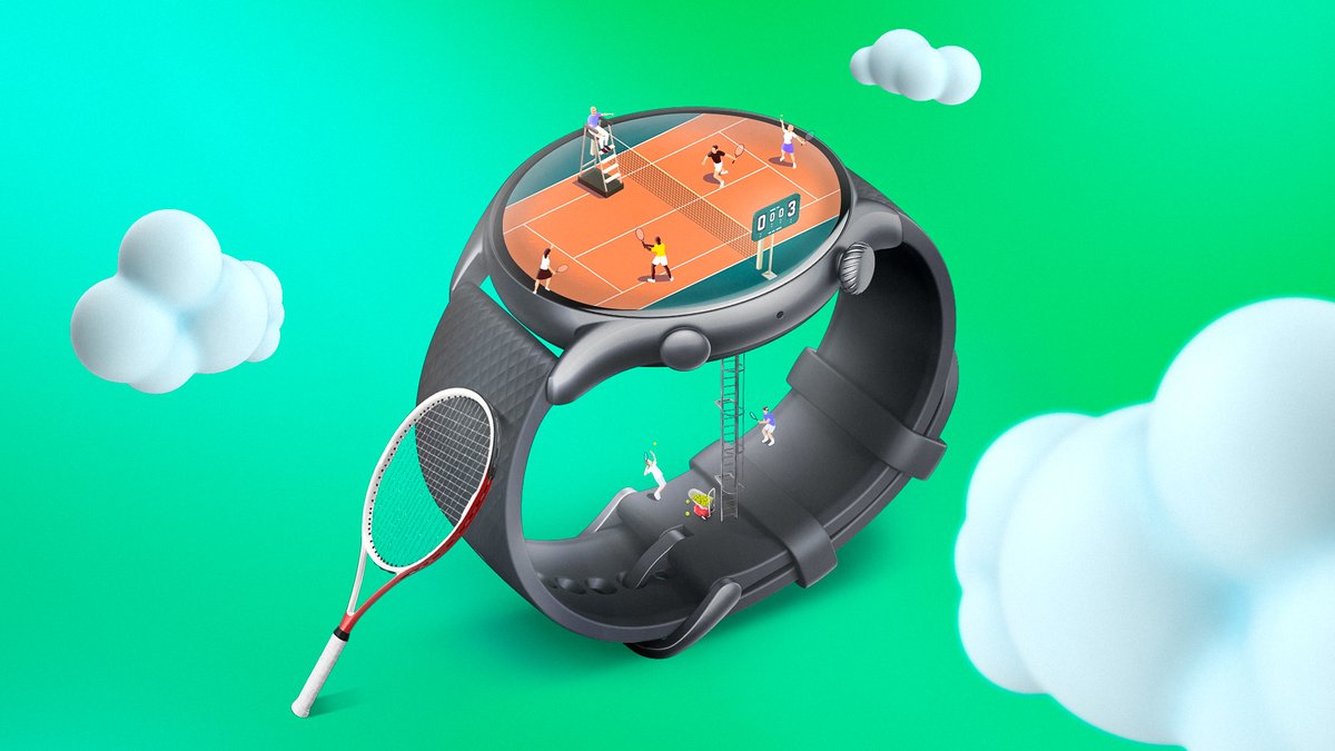 AmazfitIN's tweet photo. Are you ready to hit the court? Turn on GTR 3 Pro’s tennis workout mode and gear up to smash opponents all around 😉🎾
#Amazfitindia #Smartwatch #Fitness #Amazfit #GTR3PRO #Style #Lifestyle #UpYourGame #Technology #SmartHealthMadeEasy https://t.co/LU0Z7U2Hmh