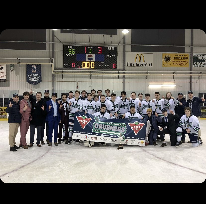 WesternCrushers's tweet image. PROVINCIAL CHAMPIONS!!! What a year, what a ride! Huge thank you to everyone involved and the people who have supported us all year long! #GoCrushers #CHAMPS