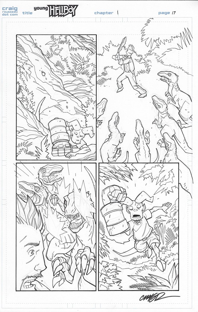 comicartfans's tweet photo. ComicArtFans Roundup - Craig Rousseau Artwork - https://t.co/nL9JIWkzYg #CraigRousseau #TomSniegoski #YoungHellboy #ComicArtFans #ComicArt https://t.co/Gnq8DNrqZU