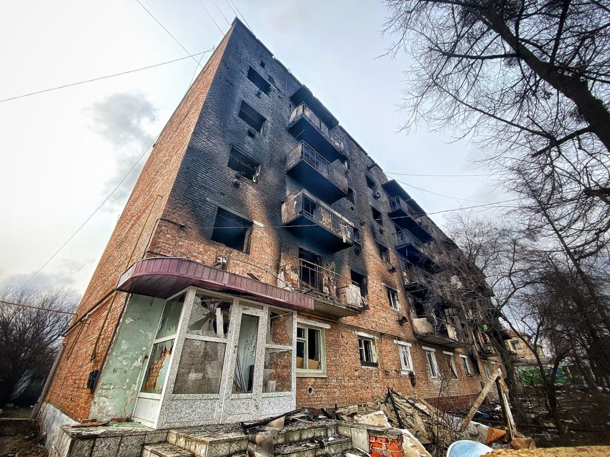 AlexKLP's tweet image. 🇺🇦Ukrainian cities after the shelling of ruZZian troops...
#SaveUkraineNow #Ukraine  #Stoprussia #StopWarInUkraine #StandsWithUkraine #StopPutin