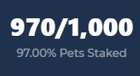 renji78's tweet photo. 970/1000 Staked for Sea Shanties Pets. 17 are listed at ME. Where did 13 go? Pets should be worth at least 100 Sol. @SeaShantiesSol collections will be on @opensea.  Get'em while the price is low. @FatBoyDao @SeaDAOSol @AkariLabs @CetsOnCreck @DahlysArt https://t.co/8UICGwaTII
