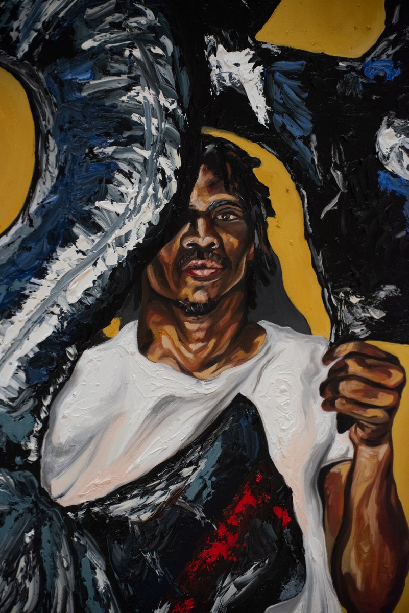 ColaMuseum's tweet photo. Malik Greene
24 Candles, 2021
Oil on canvas
On view in 22 South Carolinians
© Malik Greene

Hear from Greene this Thurs 4/7, at the final #FAAAC presents 22 South Carolinians Salon Series >> https://t.co/i2ITS6ZU2q

#SlowLookSunday #22SC https://t.co/sWAcWsPmnT