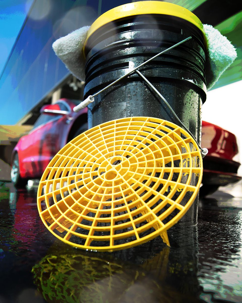 Meguiars's tweet photo. True Grit! π¬ π
Collect grit & debris at the bottom of your bucket instead of in your mitt!
#meguiars #gritguard #ReflectYourPassion #carwash #polishing #DetailersofIG https://t.co/43aNVVyl5o