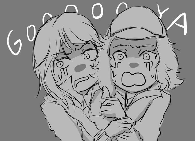 こういうの横に置こうかなと思ってたけど背景の都合なしになった2人の供養い(むしろよかったでは?) 