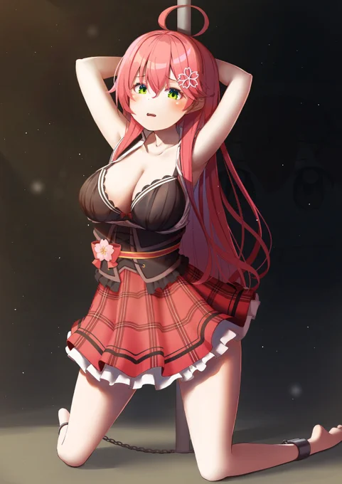 拘束されてしまった。。。( '◔ ‸◔`)
「みこに乱暴する気でしょ? エロ同人みたいに!」
#miko_Art 
