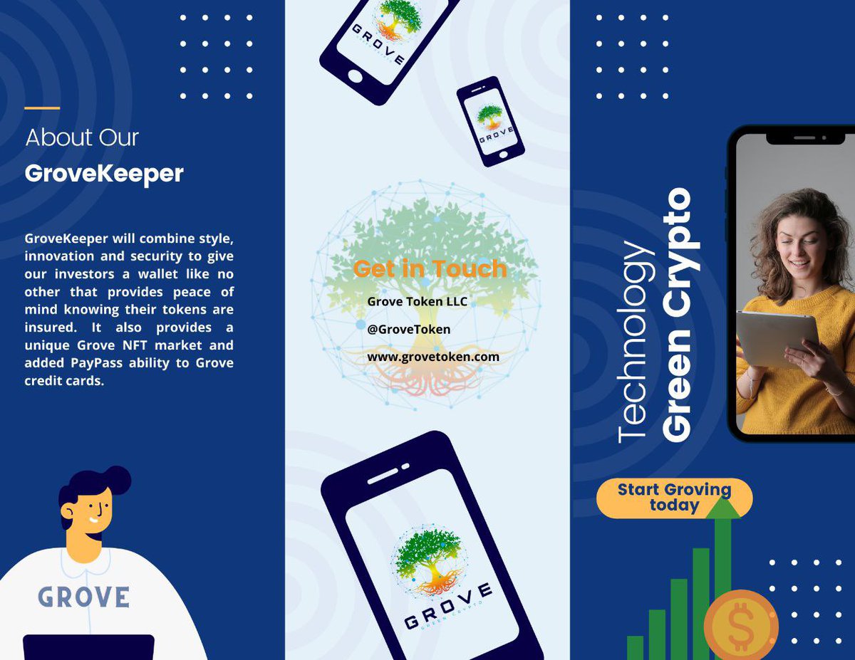 CryptoJediM's tweet photo. #GroveKeeper 🤩 Get In Touch, Stay In Touch with a Wallet that Provides Peace of Mind and connects you with #GroveNFTMarket and #PayPass #Grove Credit Cards. NFA DYOR. #GroveGreenArmy #GVR $GVR #BSCNews #BSC #BNB #Binance #Twitter #Crypto #CryptoNews #BNBBULL #PancakeSwap #DeFi https://t.co/9scFz6Qt9F