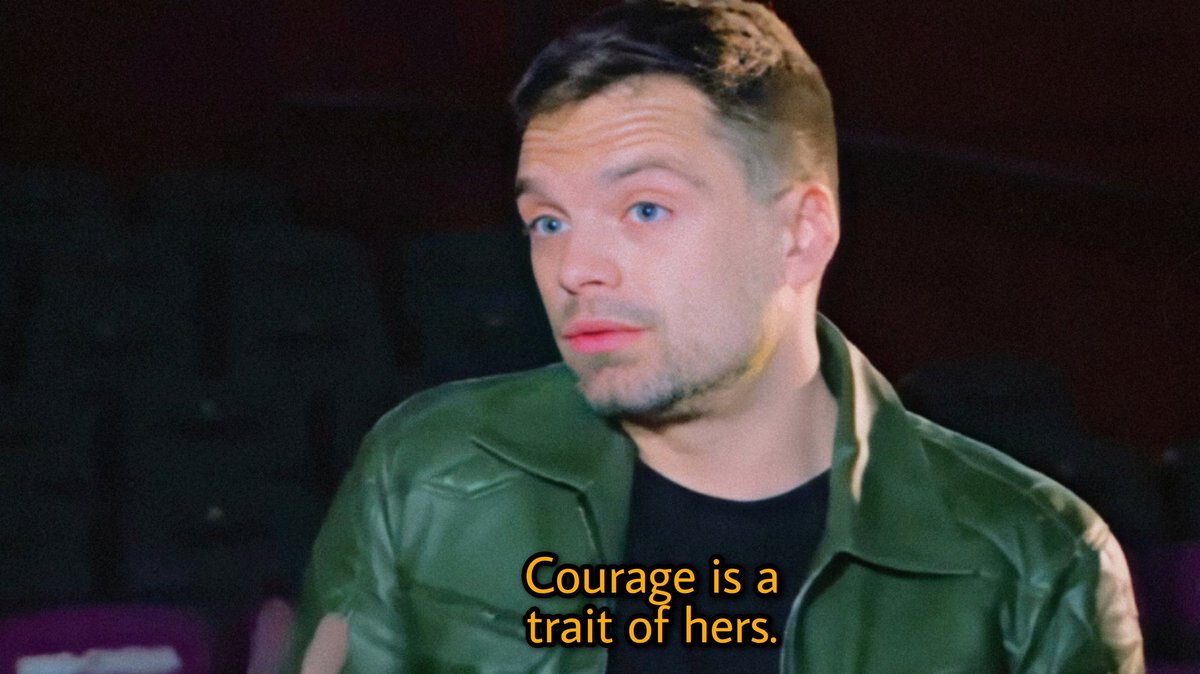 theradrady's tweet photo. Sebastian Stan talking about how because of his mother his first association with "Romania" will always be "Courage" is all kinds of beautiful! The way he is so grateful for all she did for him and proud of his origins, too. ❤️
#SebastianStan https://t.co/KX91GngJhq