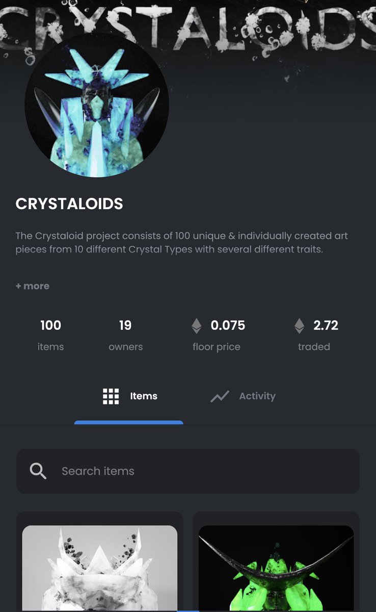 CalvynJustus's tweet photo. Nearly 20 collectors strong 💪🏼 @CrystaloidsNFT https://t.co/DrUSsM0Voc