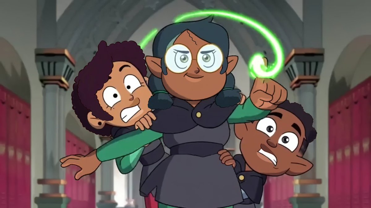 urfaveismelanin's tweet image. I heard TOH Willow was blasian?? If she isn't she is now!
Also Luz and Gus got an edit too - 🌑