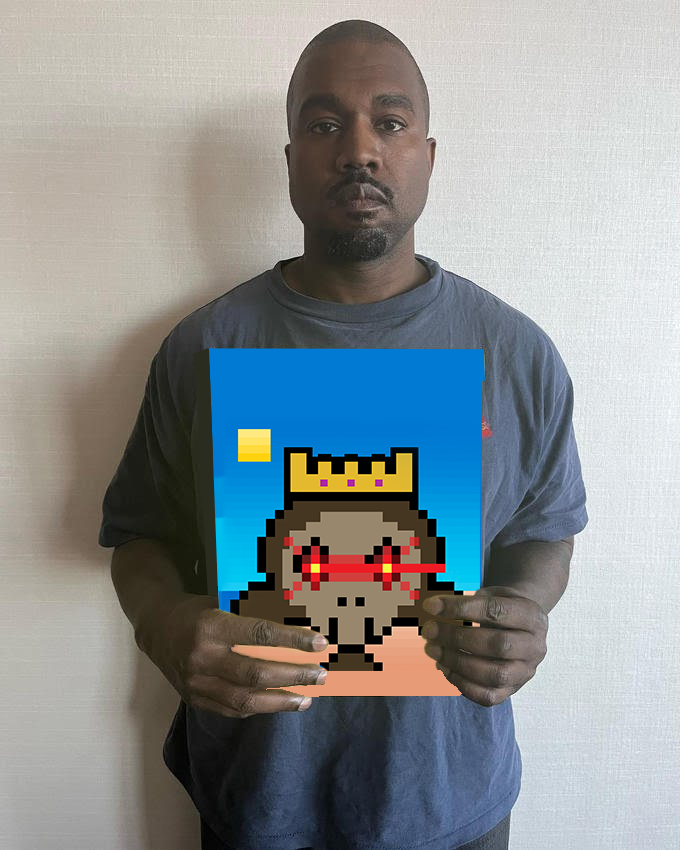 skulltoonpunks's tweet photo. #probablynothing 🤷‍♂️

#NFTcommunity #nftart #nfts #kayne https://t.co/OLc9wdGI7H