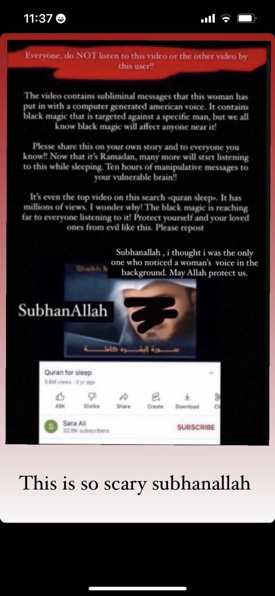 prettyS031's tweet photo. Subhana’allah this is so scary that fact it’s 10 hours + of listening is wild. https://t.co/7N3WOyFDoU
