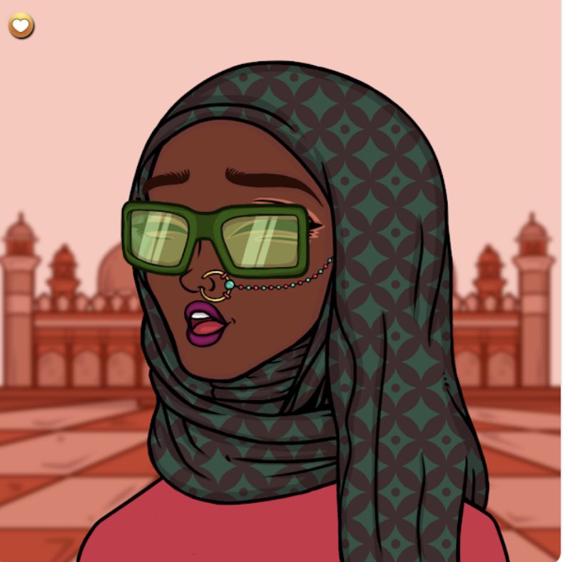 Minted my first #NFT over the weekend! 😁 What a queen! 👑
So grateful to have begun my NFT journey with @hijabiqueensnft
Here she is in all her glory: bit.ly/38r0bBt
#HijabiQueens #NFTCollectors #NFTCollections