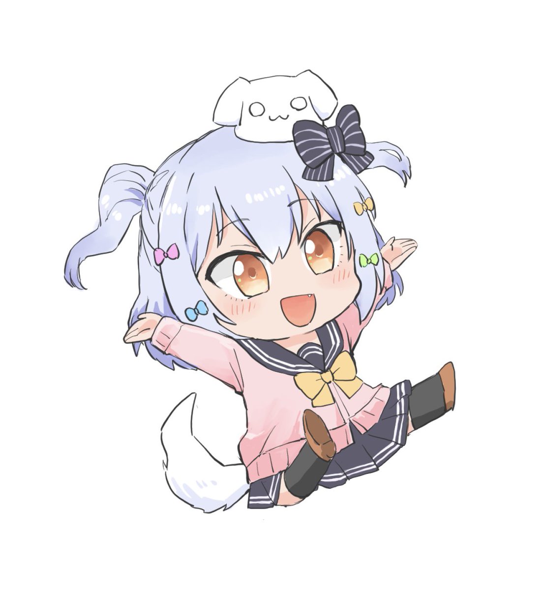 「ミニキャラ個別に
#たまきあーと
#みしろんあーと
#ばあちゃんこれ見て
#いろ」|紺堂のイラスト