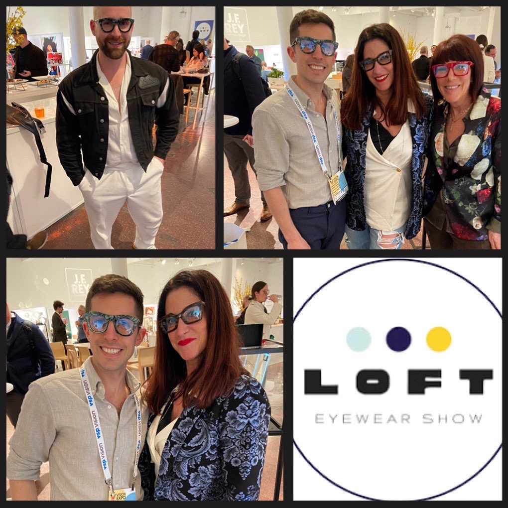 ReflectEyes's tweet photo. Getting our Loft groove on! Final day so come play!! @lofteyewearshow Contact Michael at reflecteyes@aol.com or via phone at 201.519.5571, or our website https://t.co/2lu5c7krgV #reflecteyes #lofteyewearshow https://t.co/okWmtouoWZ