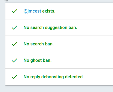jmcest's tweet photo. Out of the shadow ban, at last — but expecting more & more of this to happen.
Zero feedback on why it happened, of course. #ToxicCivility https://t.co/j19OOIE4Ki