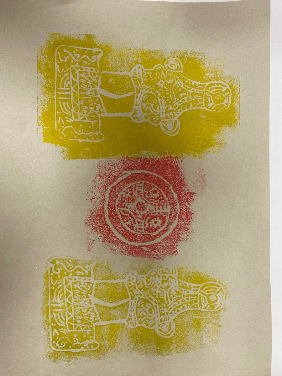 red_rose_chain's tweet photo. We had a great day yesterday at our Workshop at The Hold @SuffolkArchives . We dug up the story of #BasilBrown and the finds from #SuttonHoo and created our own #AngloSaxon treasure! @HeritageFundUK @ace_southeast @ace_national #history #community #theatre #ipswich #suffolk https://t.co/AvOHEvjsLw