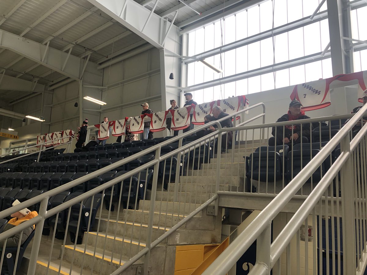 SSNS_Prov2022's tweet photo. Halifax west fans are getting ready to cheer loud! Starting to pile in and take their seats. https://t.co/IdjVQcJHnA