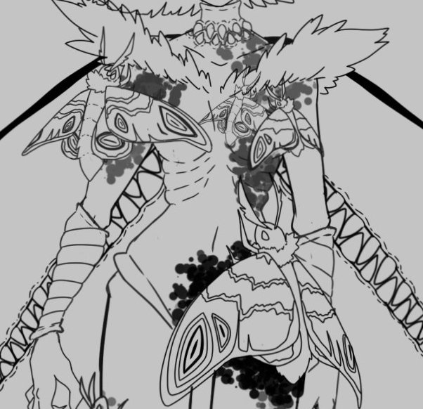 MangoBlablaa's tweet photo. Got some more progress on her. Think I like how it looks right now 🤔 Looks more like a curse 😂

How to make a curse:
+Add any body part you like multiple times
+ More eyes and teeth/mouth across the whole body! https://t.co/XQHqEZXKkH