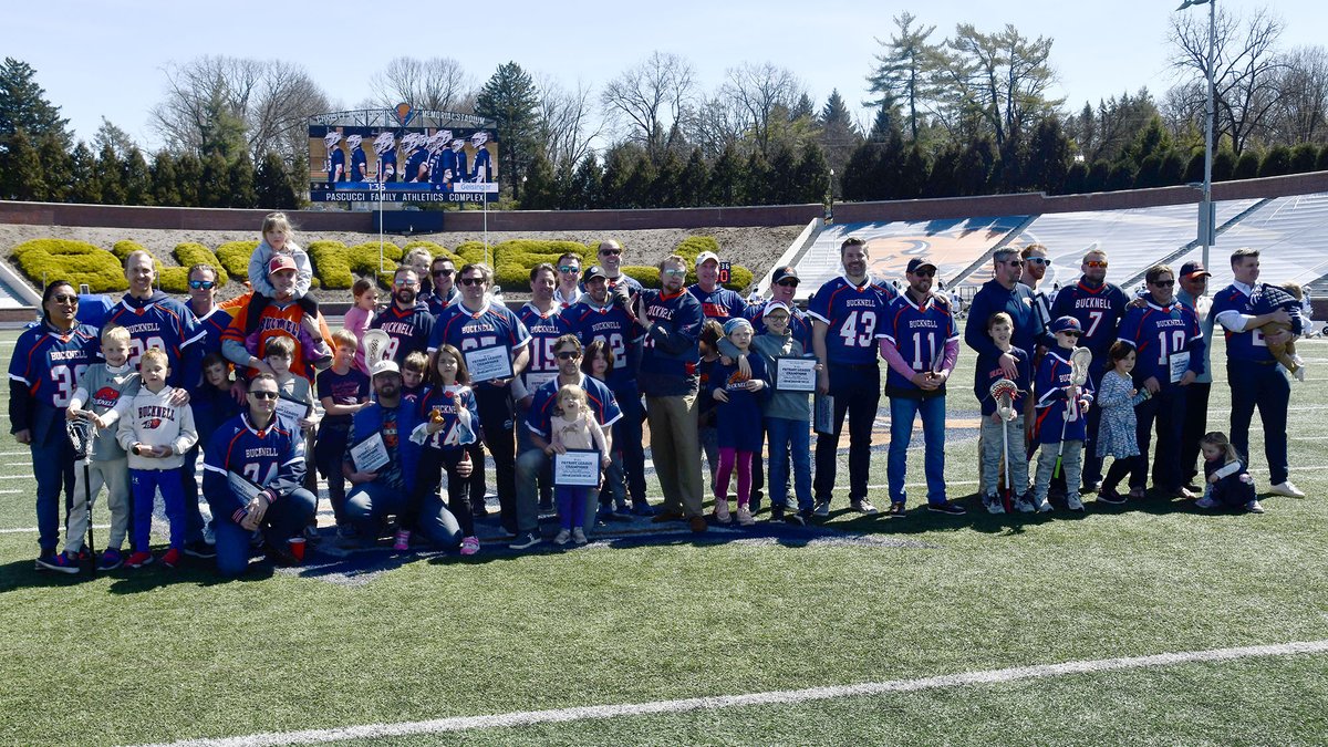 It was great to welcome our 2001 <a href="/PatriotLeague/">Patriot League</a> Championship team back home. 🏆

We loved having you and your families at Christy Mathewson-Memorial Stadium!

#BisonFamily | #rayBucknell